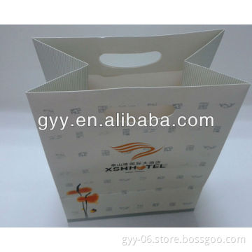 White corrugated wine bags with PVC window GYY